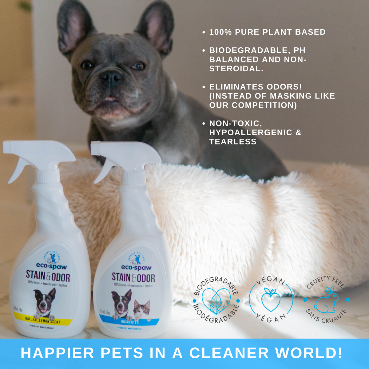 Ecos pet stain clearance and odor remover